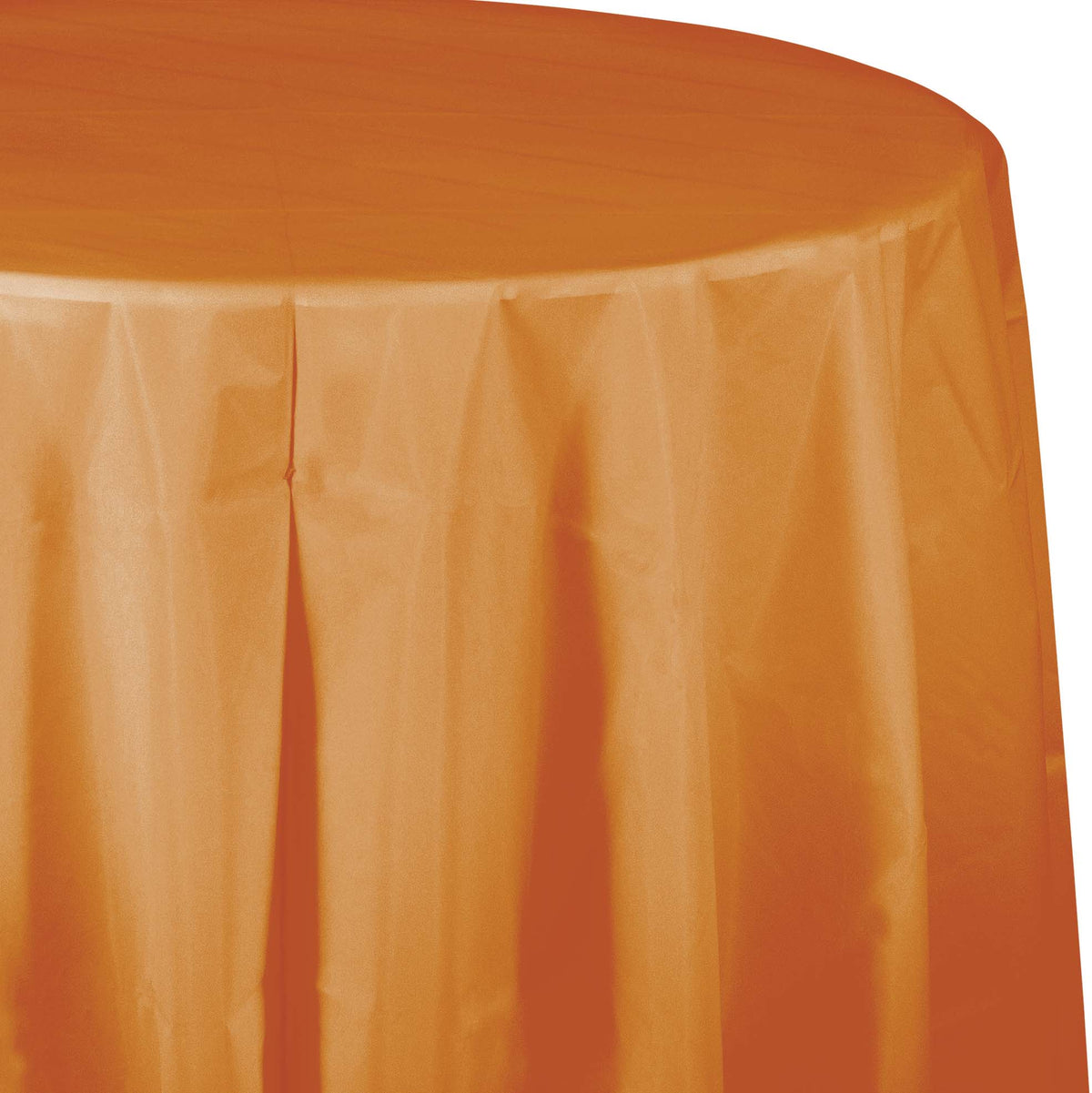 84&quot; Pumpkin Spice Octy Round Table cover