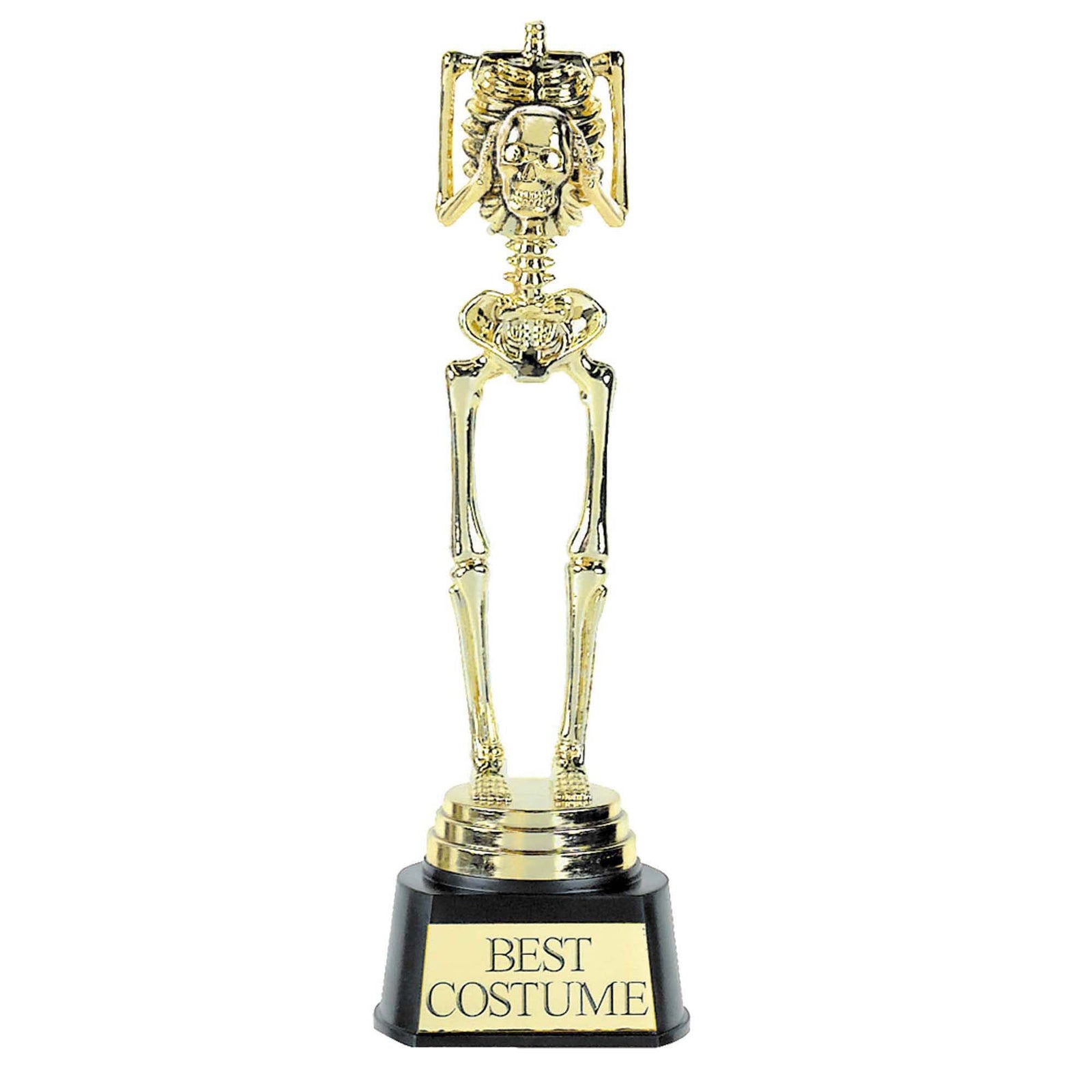 Best Costume Skeleton Plastic Trophy