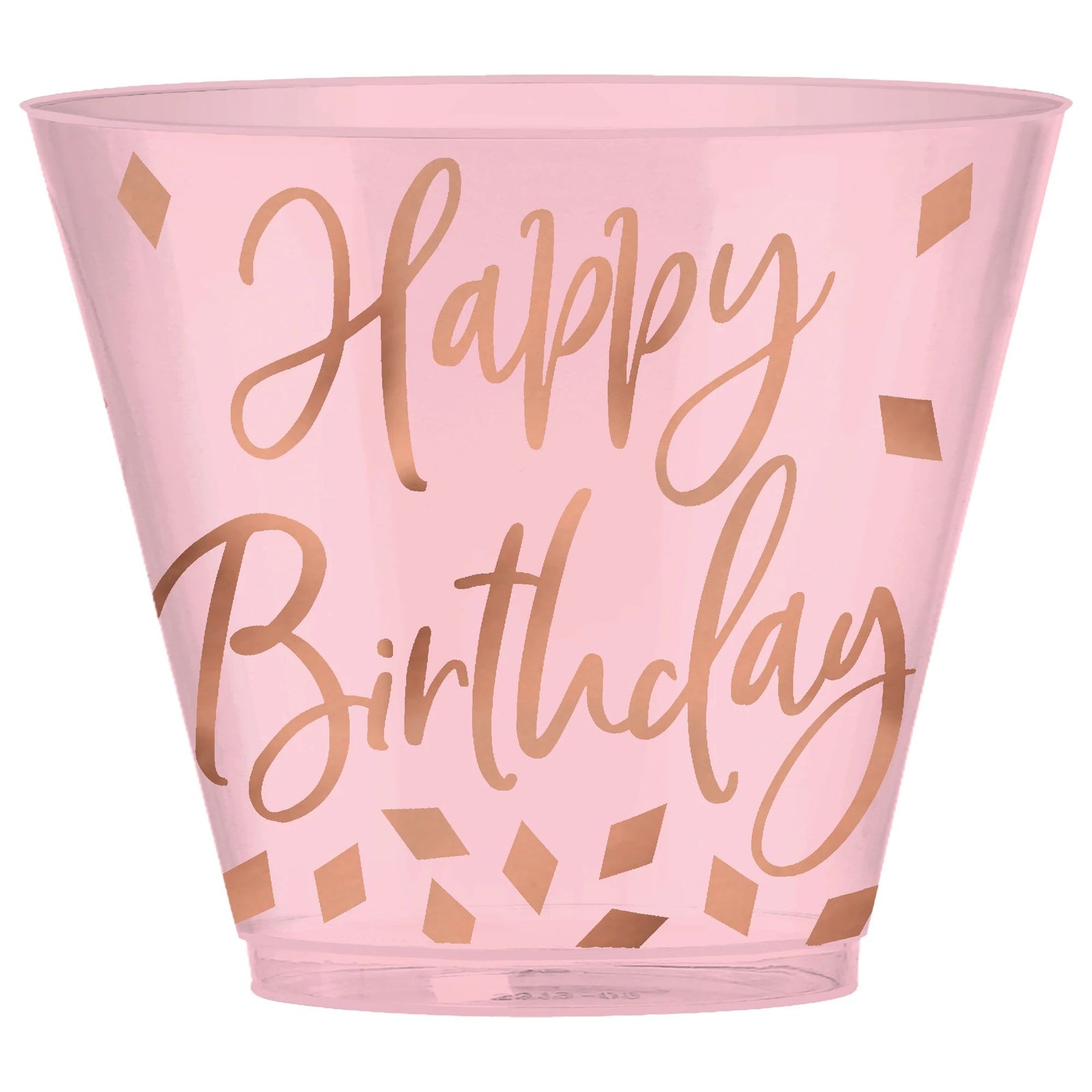 Blush Birthday Plastic Cup