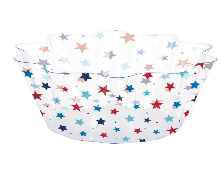 Patriotic Fluted Bowl - 8&quot;