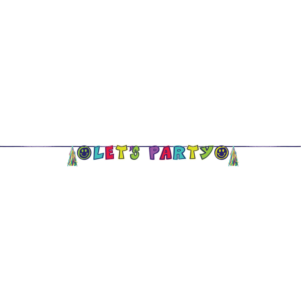 Letter Banner w/ Tassels Graffiti Party