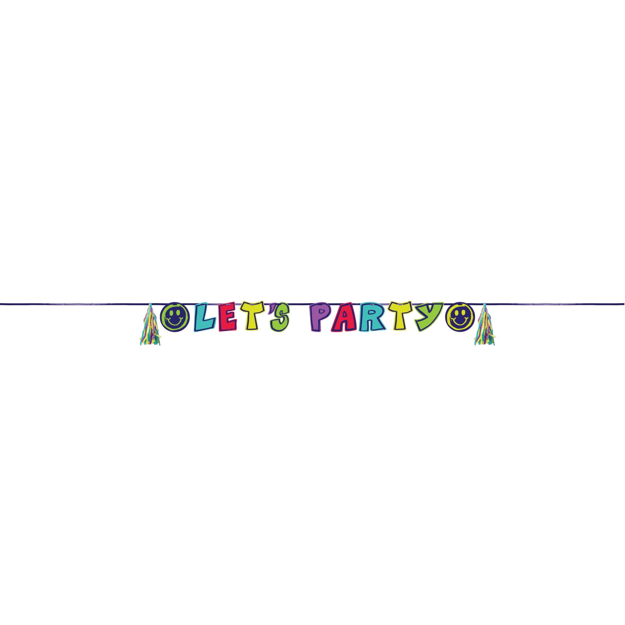 Letter Banner w/ Tassels Graffiti Party