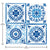 Luncheon Napkin 	Blue Willow