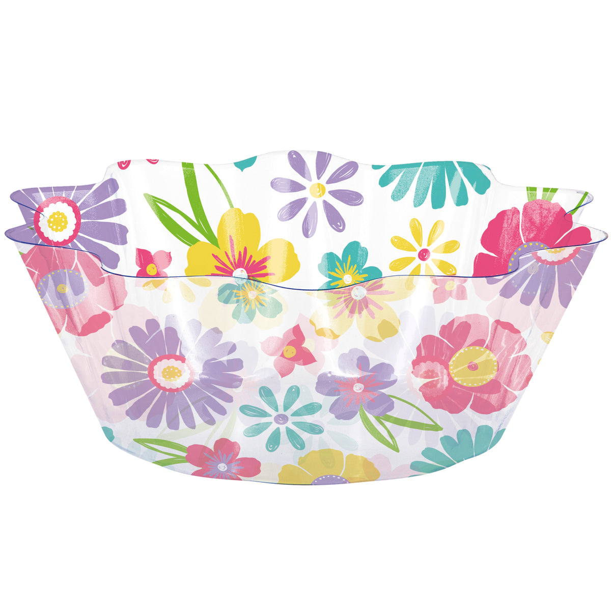 Easter Toss Fluted Bowl Spring Summer