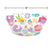 Easter Toss Fluted Bowl Spring Summer