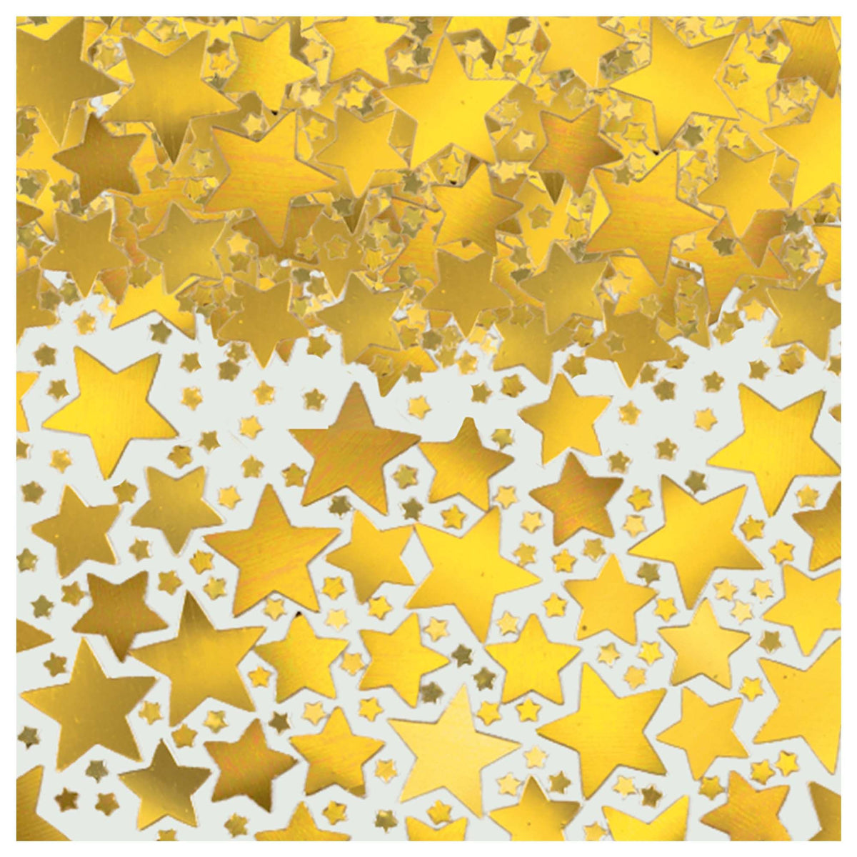 Gold Metallic Star Confetti