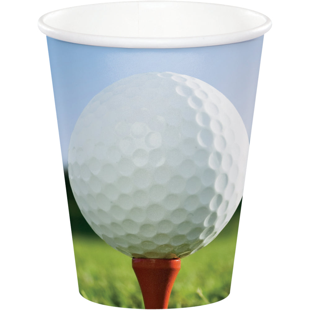 Sports Fanatic Golf Hot/Cold Paper Cups