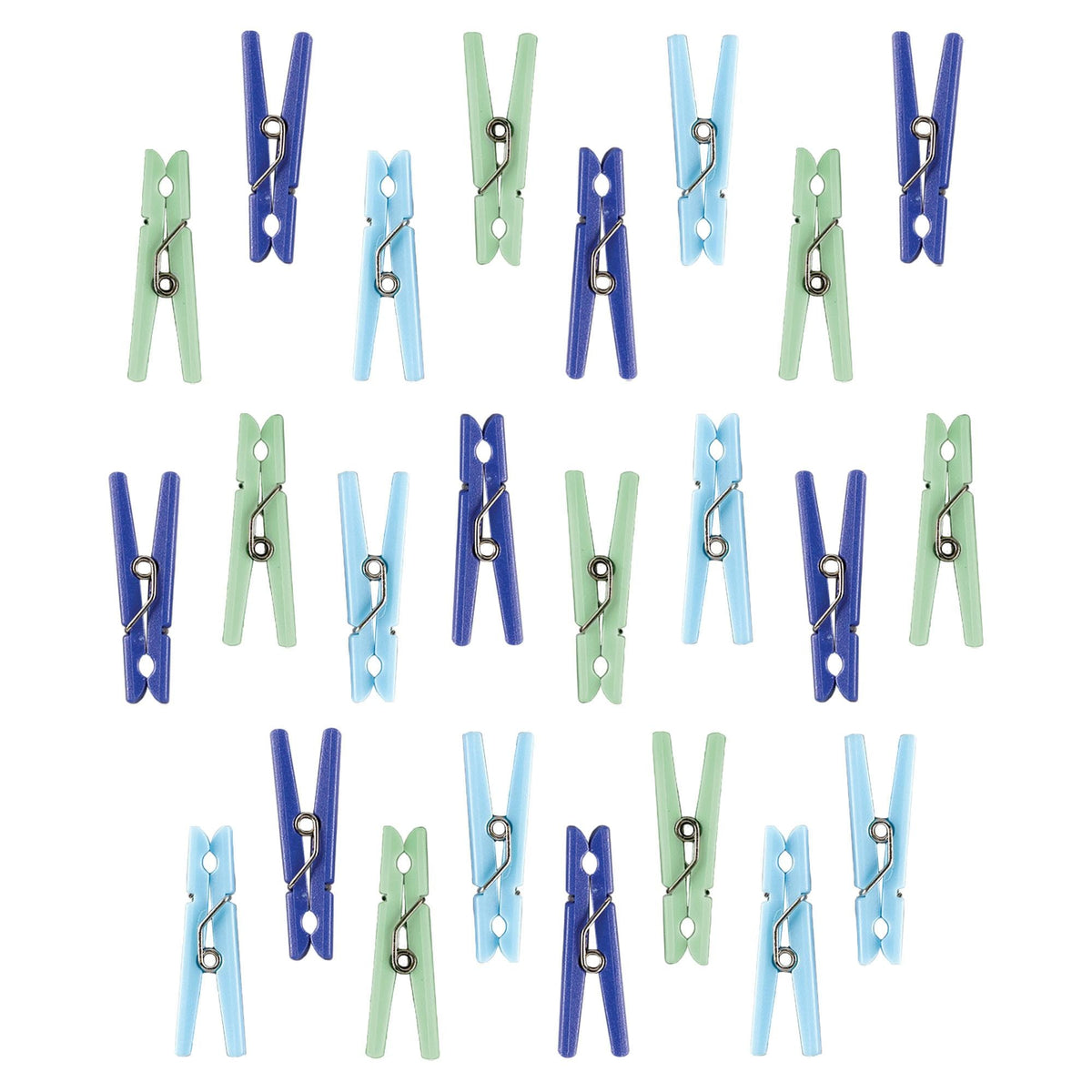 Clothespins Favors - Blue Multicolor