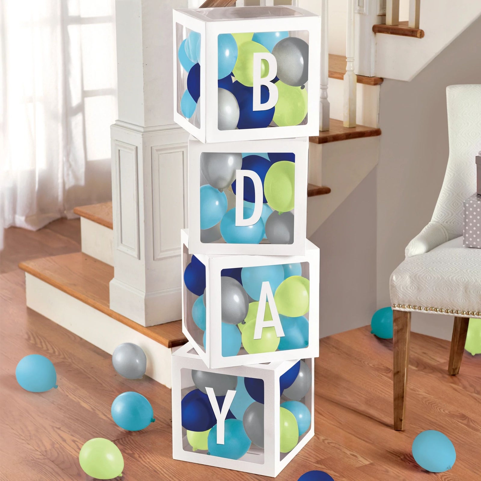 Modern Birthday Balloon Boxes