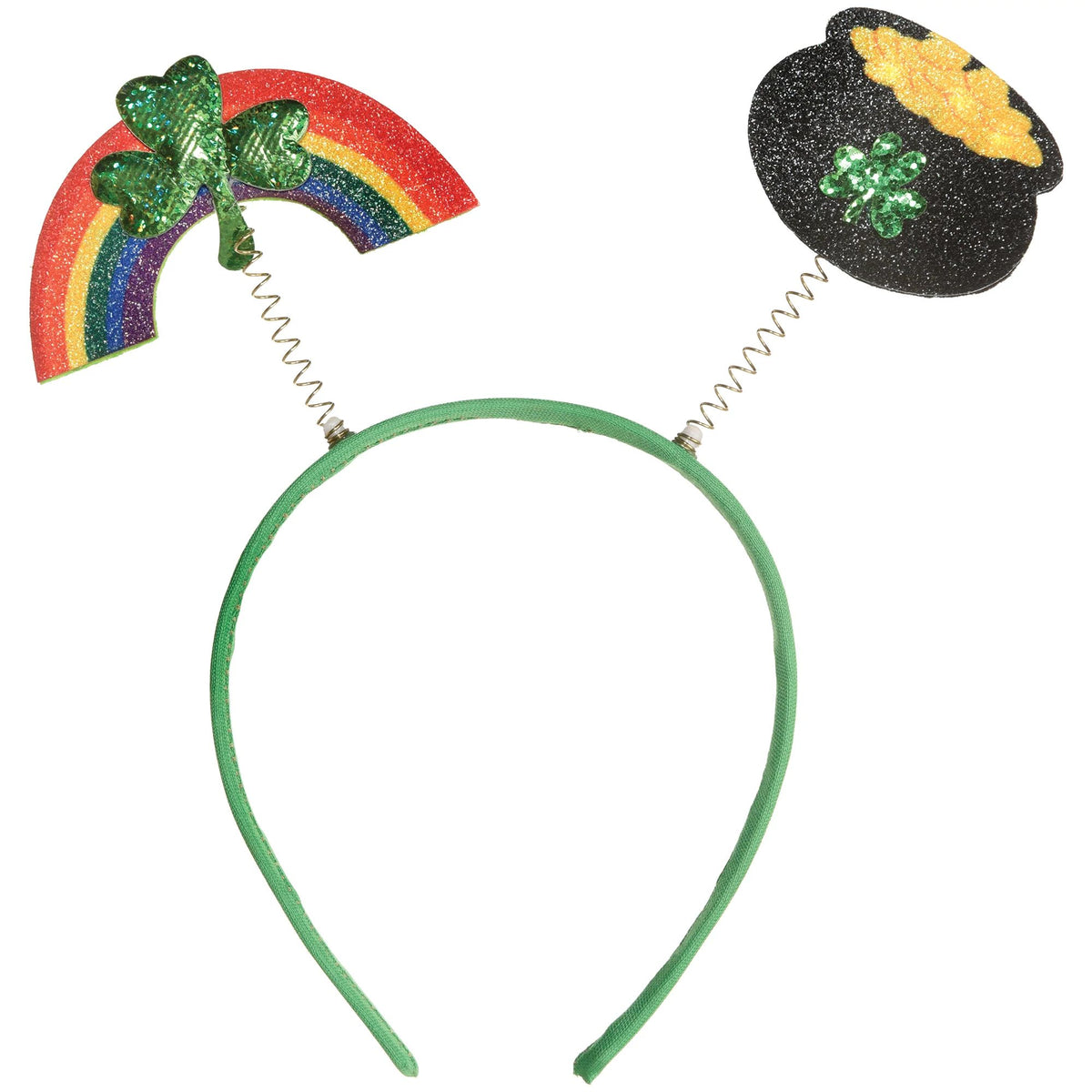 St. Patrick&#39;s Day Rainbow Pot of Gold Head Bopper