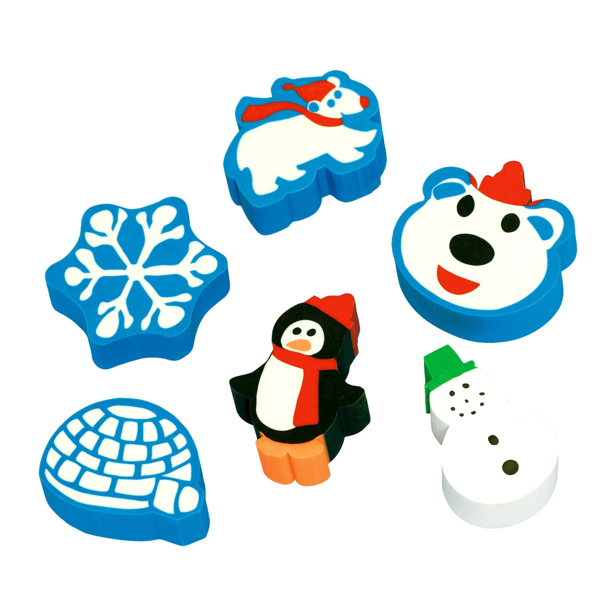 Winter Fun Erasers