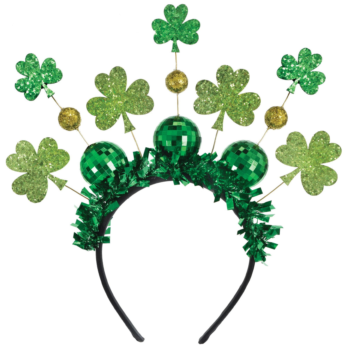 St. Pat&#39;s Deluxe Disco Ball Headband