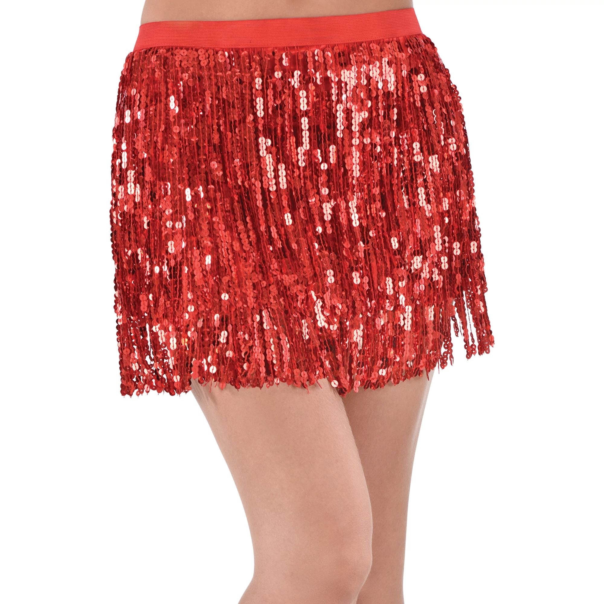 Red Sparkle Skirt - Adult