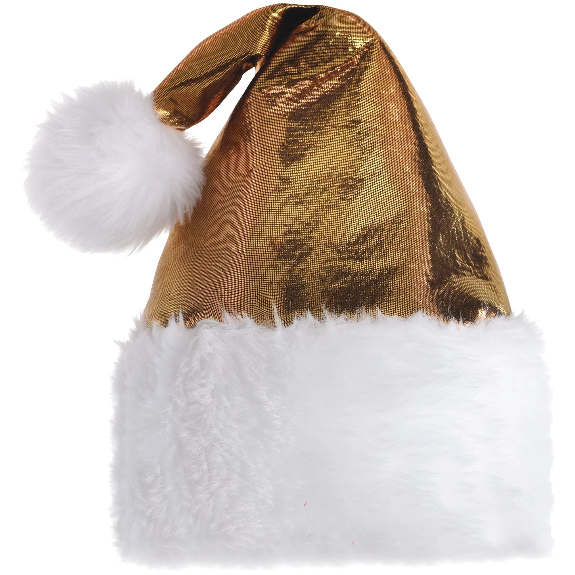 Gold Deluxe Santa Hat