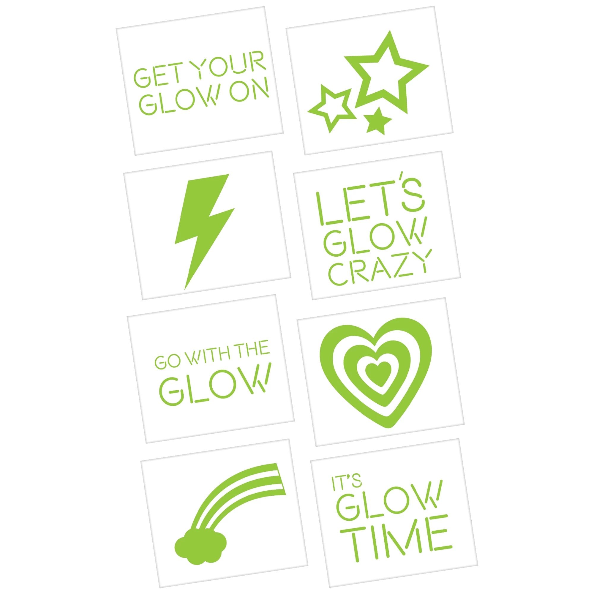 Let's Glow Crazy Tattoos