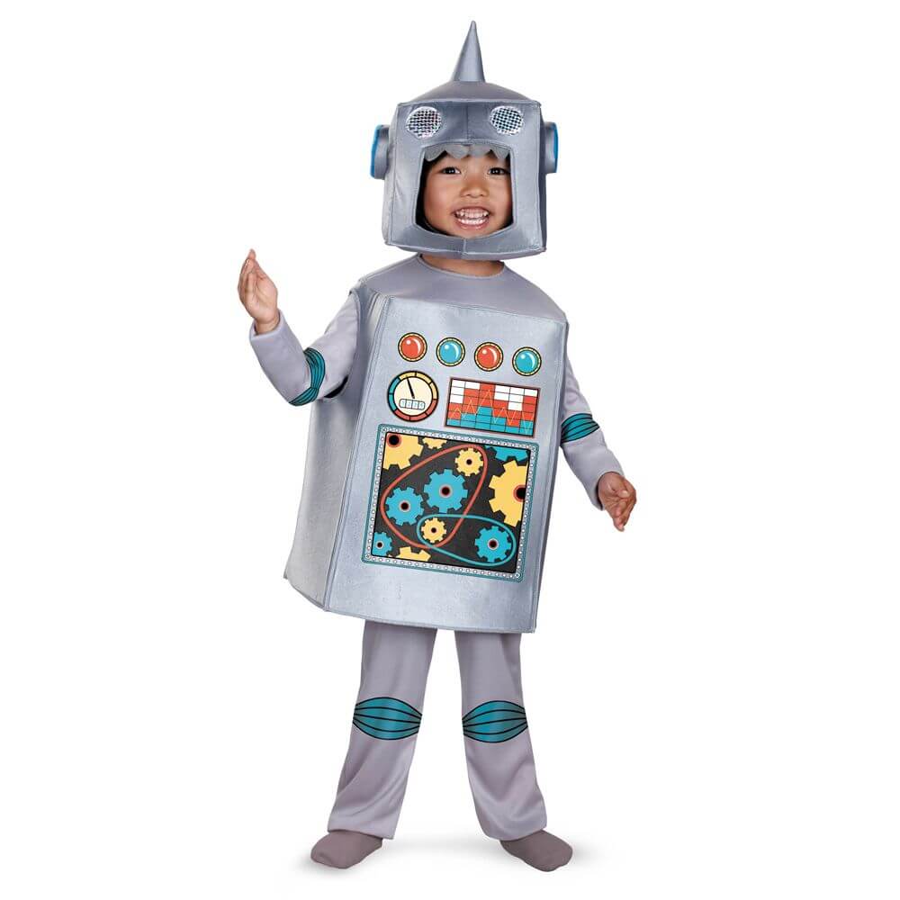 Toddler Retro Robot Costume