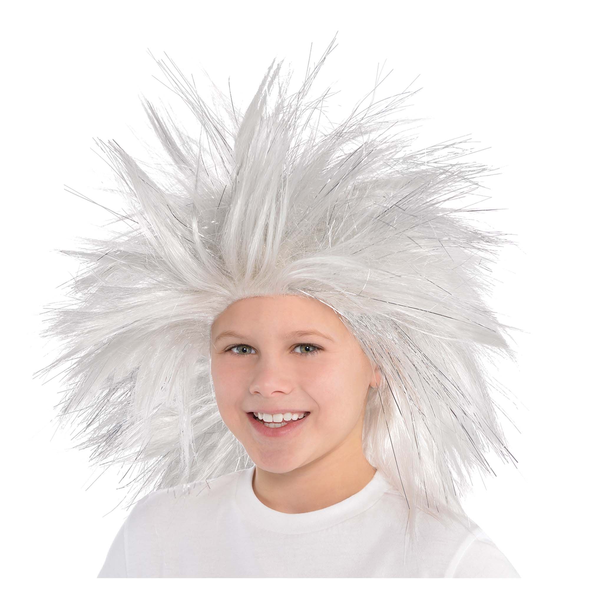 Silver Crazy Wig