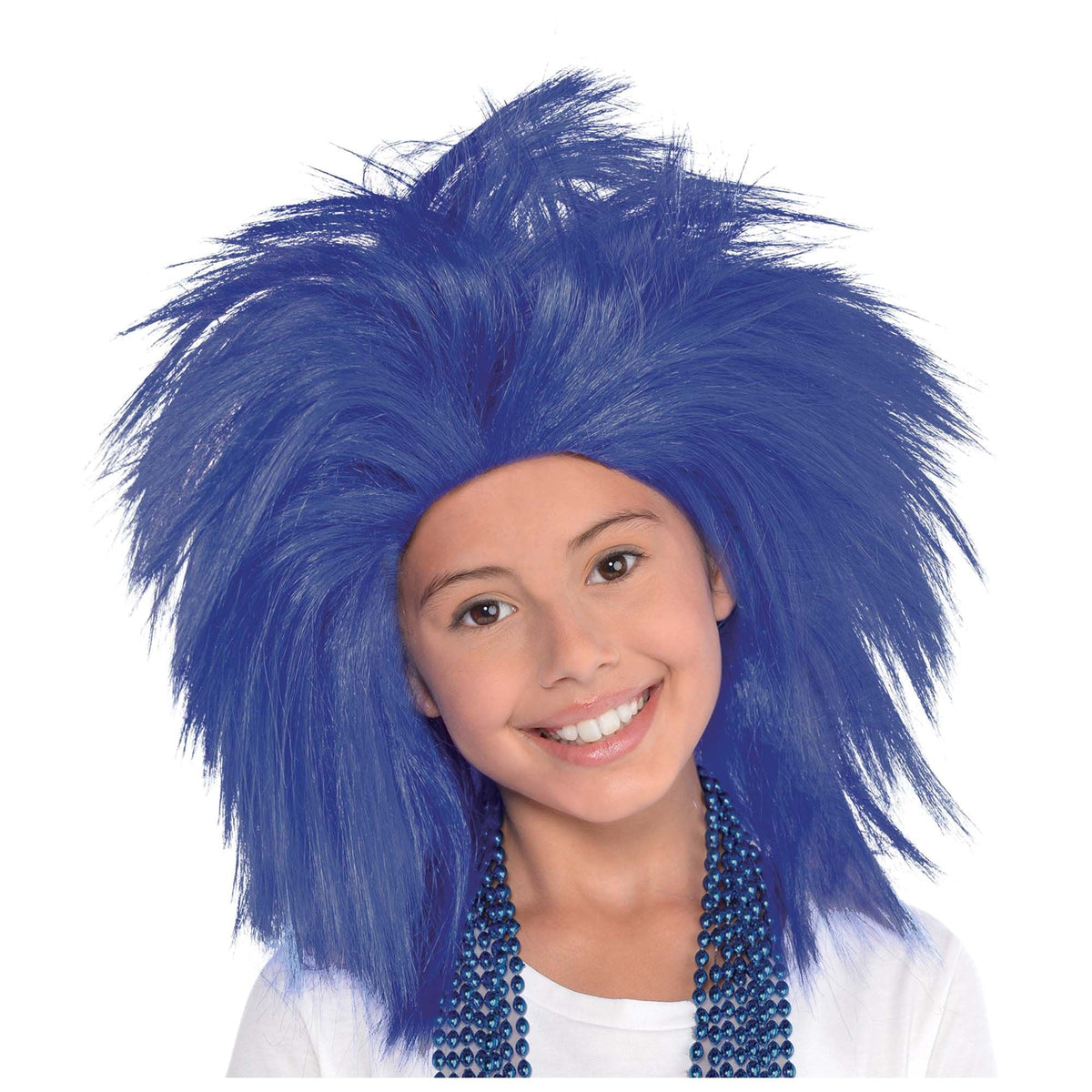 Blue Crazy Wig