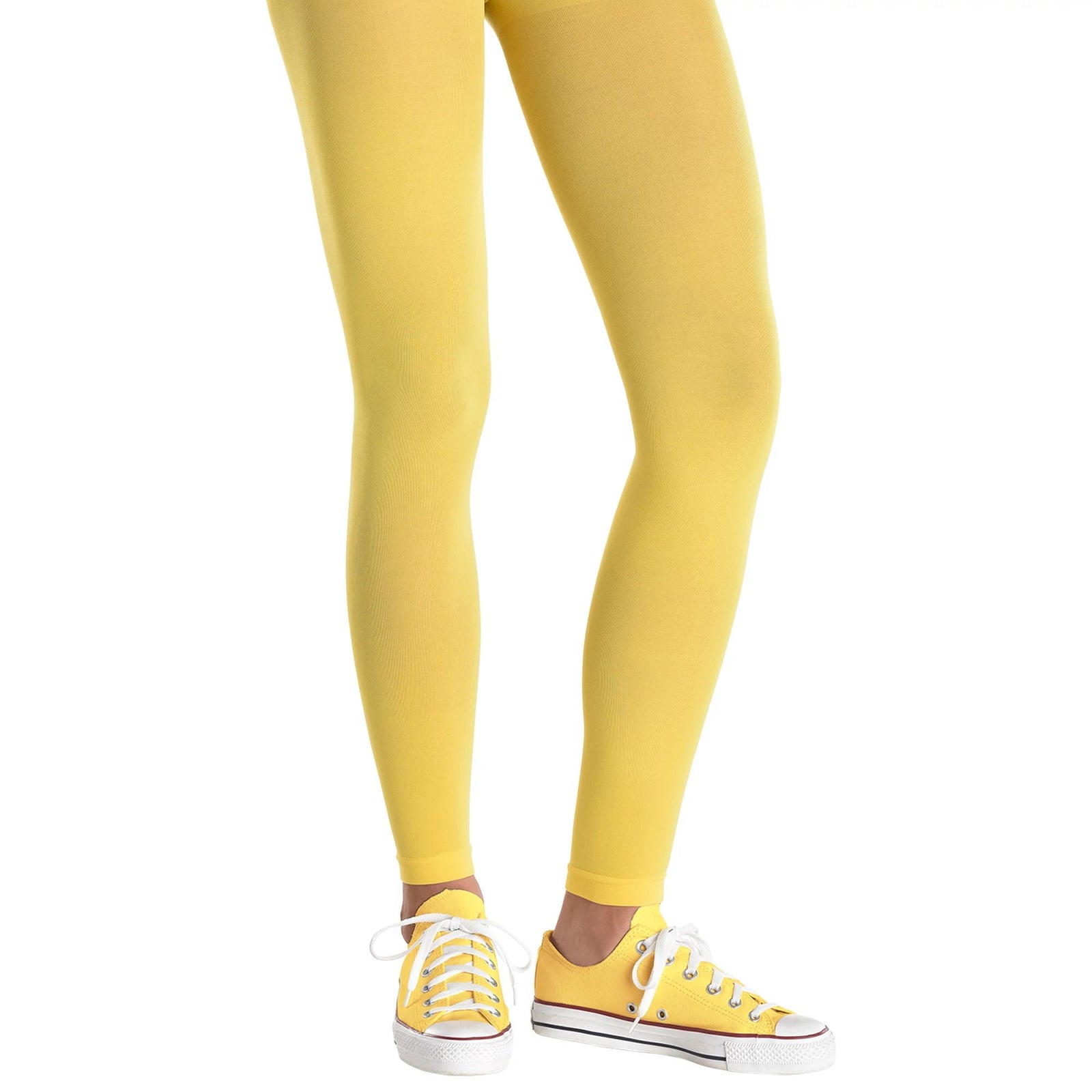 Footless Tights - Yellow