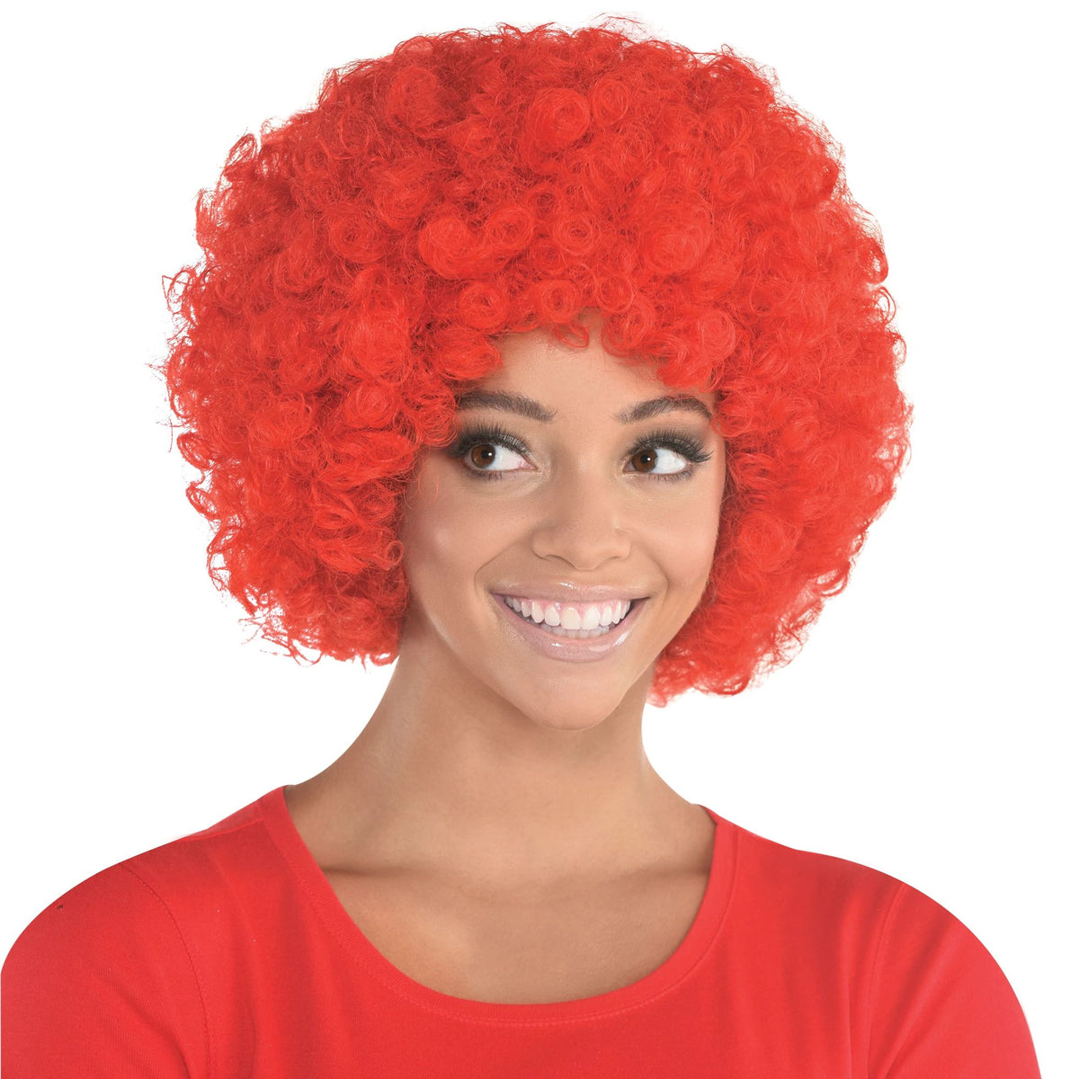 Red Afro Curly Wig