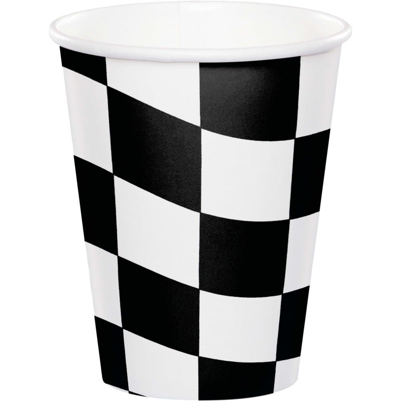 Checkered Flag Hot/Cold Paper Cups