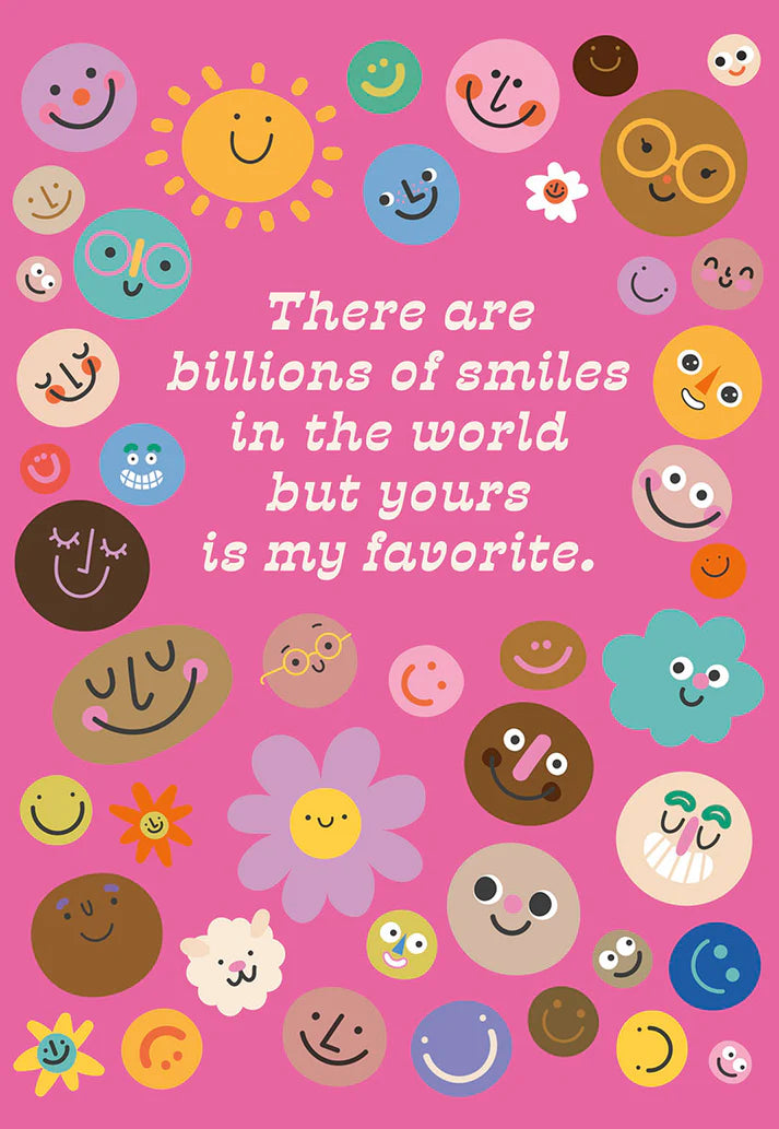 Valentine&#39;s Card - Yours is My Favorite Smiley Face Valentine&#39;s Day Card