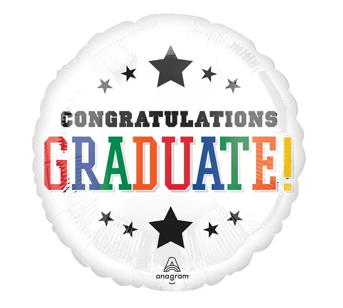 28&quot; CONGRATULATIONS GRAD JUMBO FOIL BALLOON