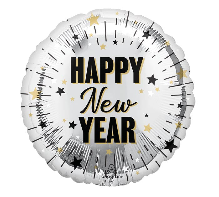 17" ELEGANT NEW YEAR CELEBRATION FOIL BALLOON