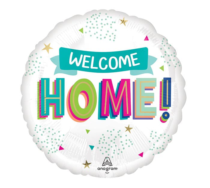 547 17&quot; PKG WELCOME HOME BALLOON