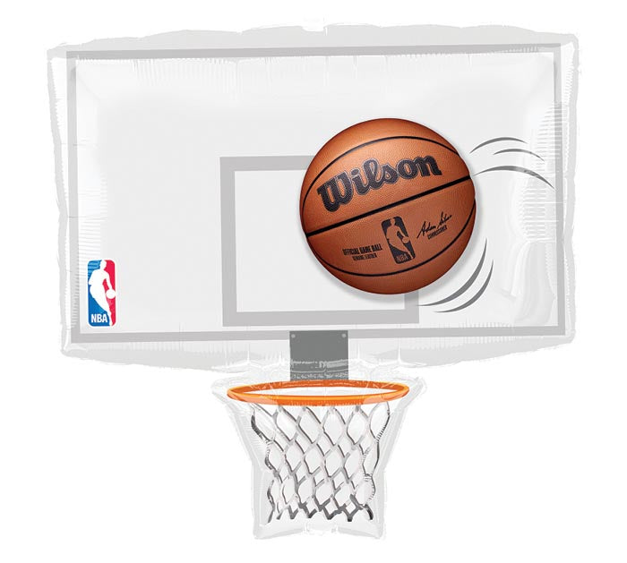 485A 24&quot; NBA WILSON BACKBOARD SHAPE FOIL BALLOON