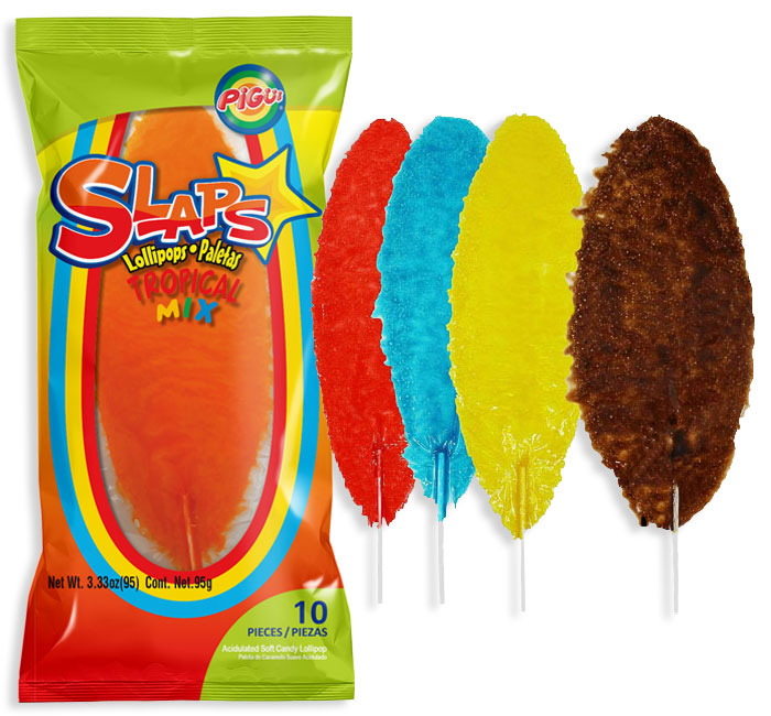 SLAPS LOLLIPOPS TROPICAL PEG BAG