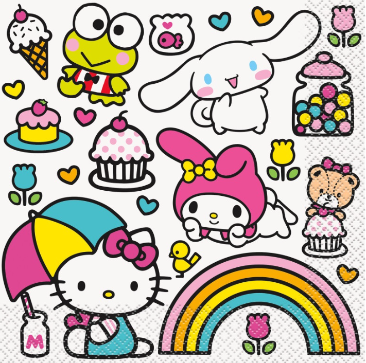 Hello Kitty and Friends Lunch Napkins