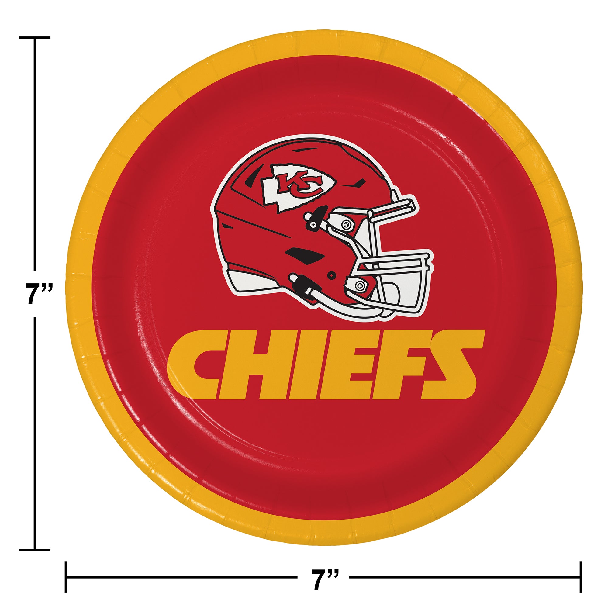 Kansas City Chiefs Luncheon Plates