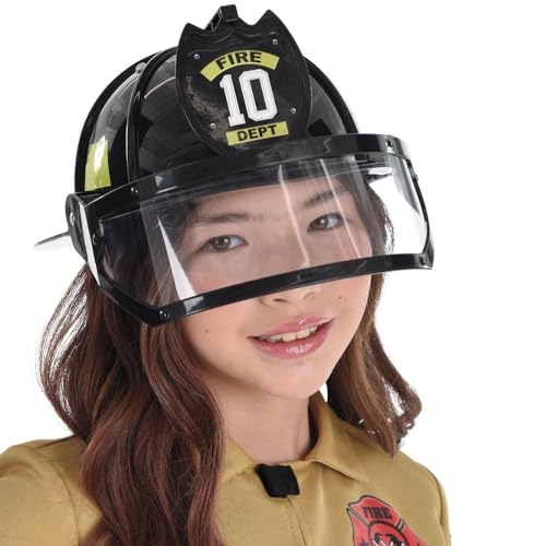 Helmet Firefighter Kids Black