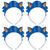 Sonic the Hedgehog Paper Party Headbands  4ct