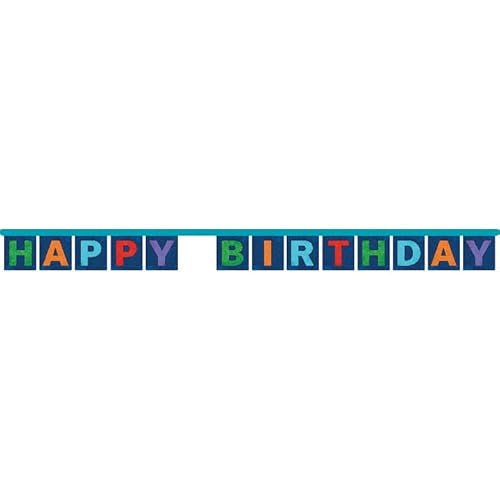 Dino Dig Dinosaur Happy Birthday Ribbon Banner