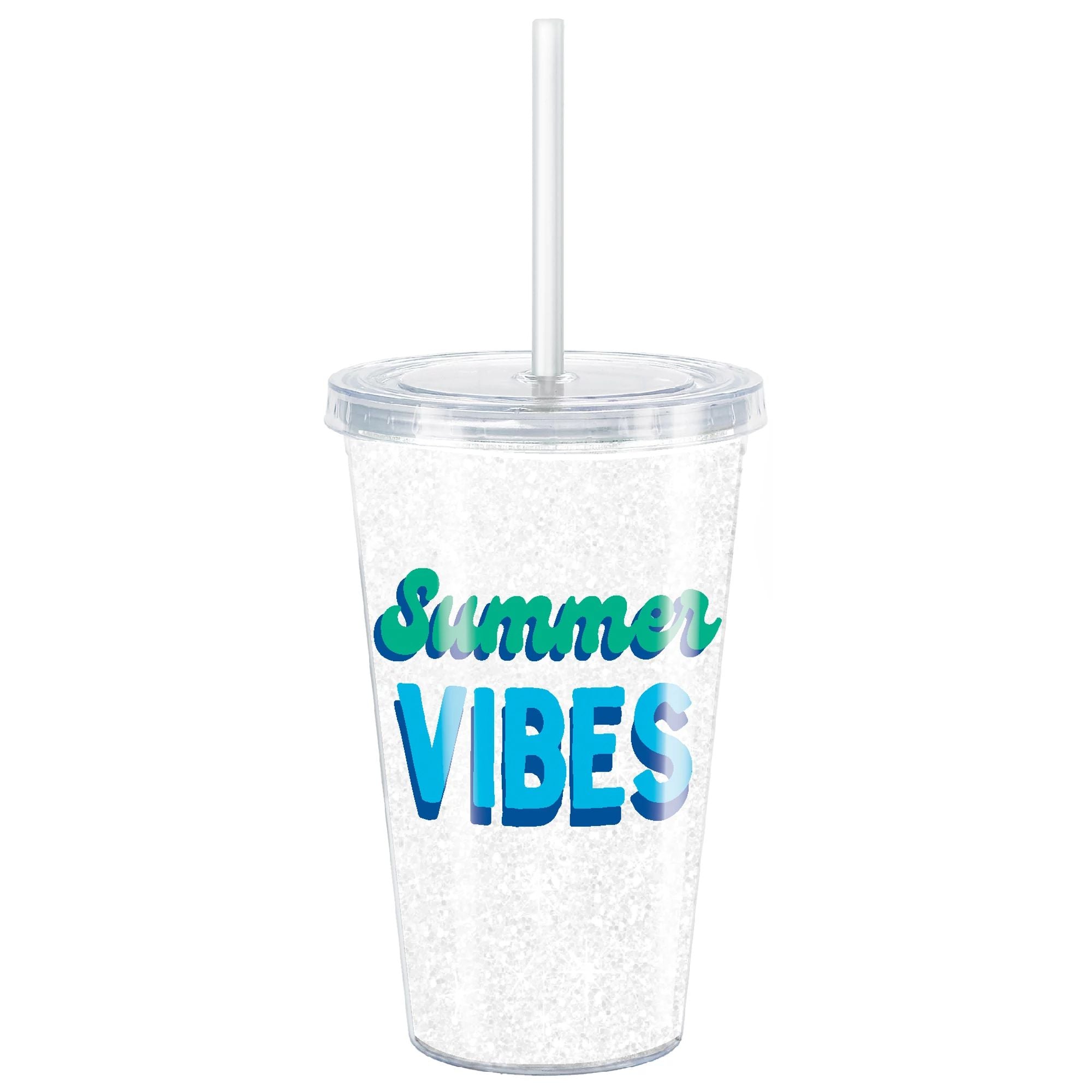 Summer Light-Up Plastic Tumbler