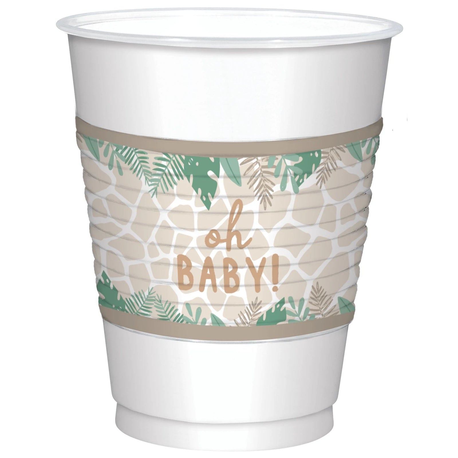 Soft Jungle Plastic Cups