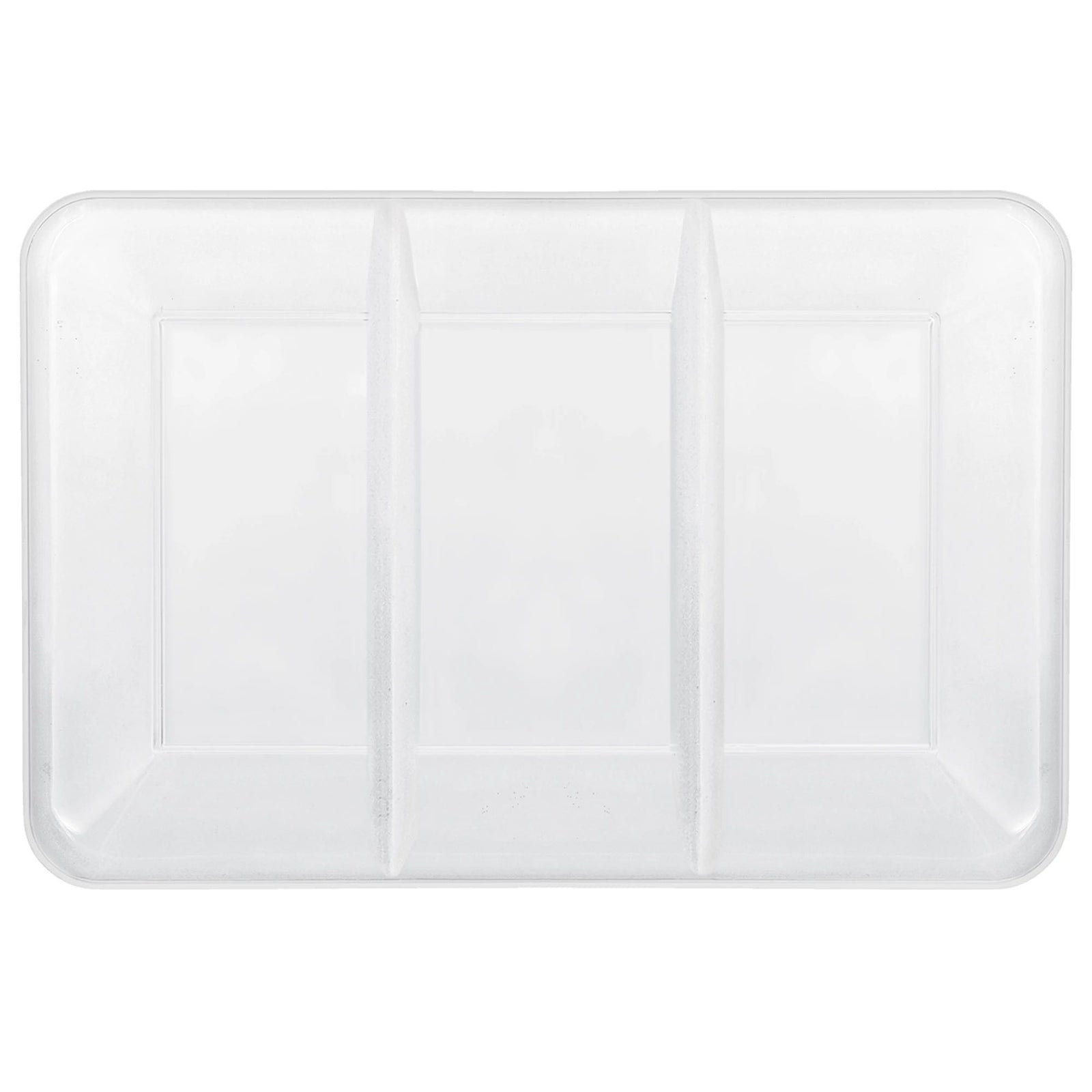 Compartment Tray, Recyclable - White