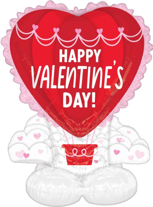 G011 50&quot; Valentine Hot Air Balloon AirLoonz