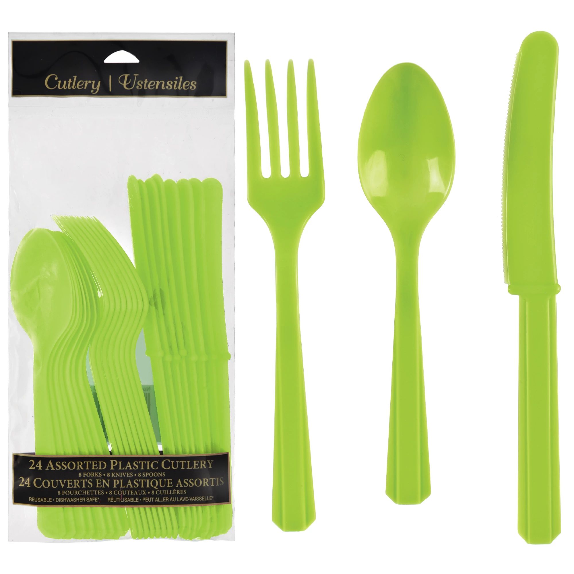 Value Reusable Assorted Cutlery, Low Ct. - Kiwi