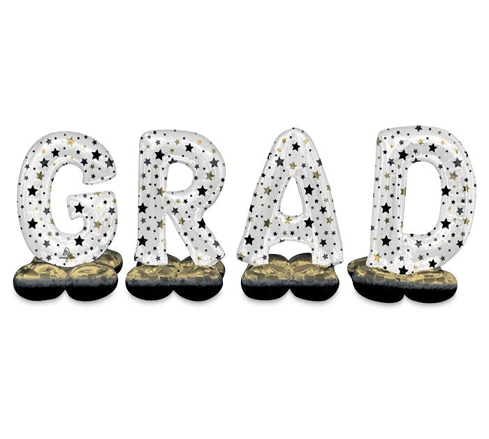 102"  GRAD AIRLOONZ DECOR PHRASE KIT