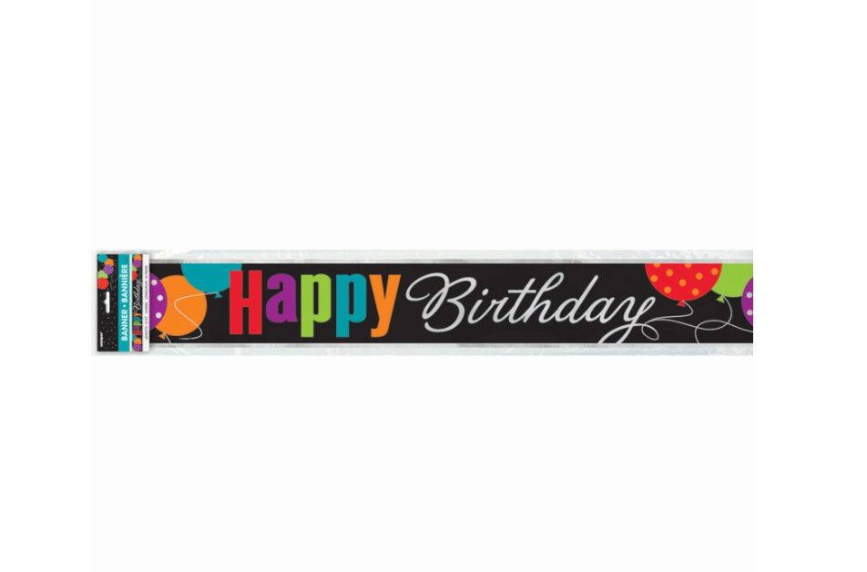 Foil Birthday Cheer Banner