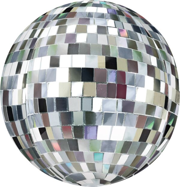 455 16&quot; Disco Ball Orbz Balloon