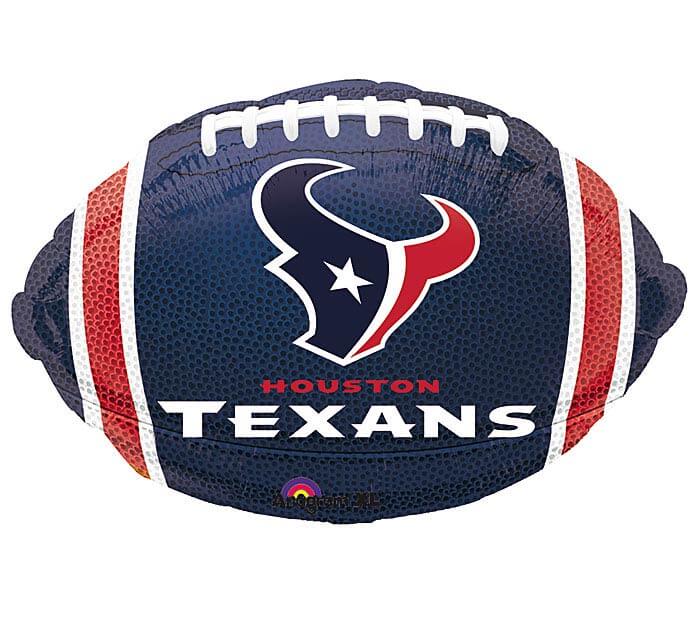 J3 17" Houston Texans Football Shaped Foil Balloon