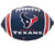 J3 17" Houston Texans Football Shaped Foil Balloon