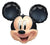 168A 25" Mickey Mouse Forever Foil Balloon