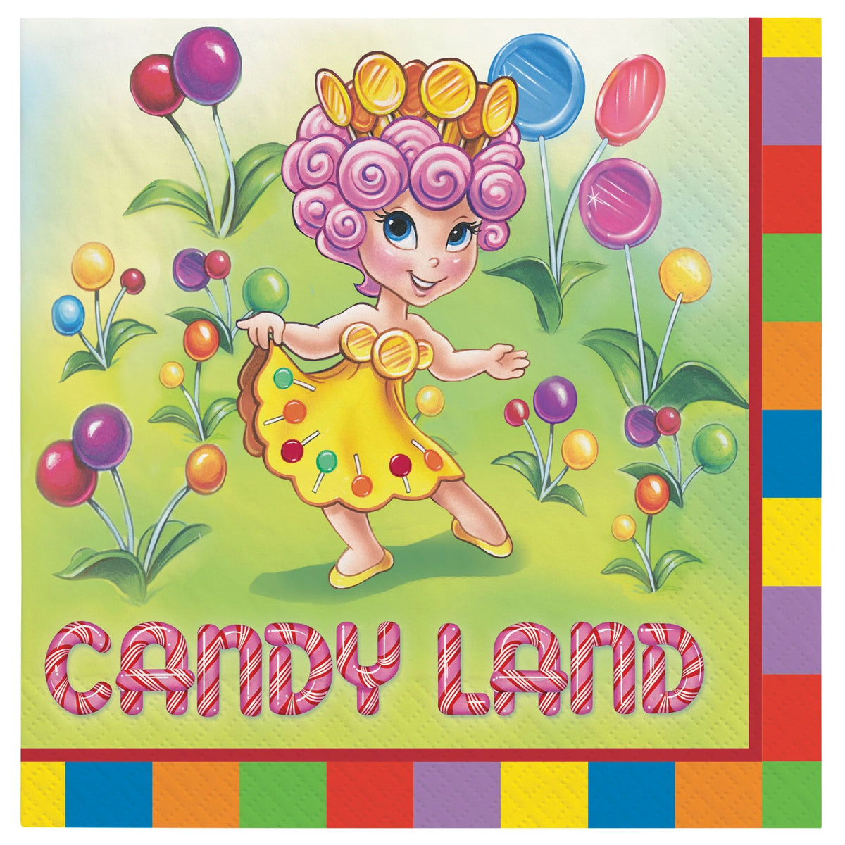 Candyland Luncheon Napkins