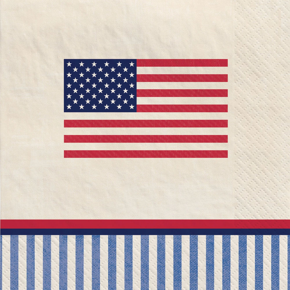 Americana Stripe Lunch Napkins