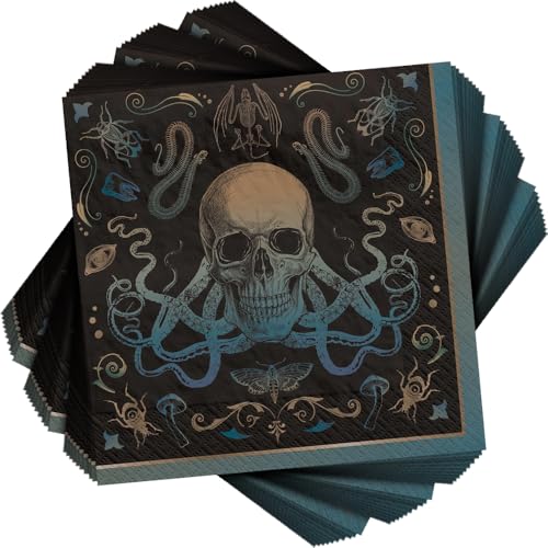 Dark Academia Luncheon Napkins